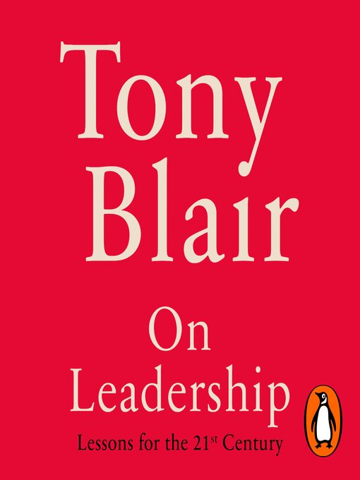 Title details for On Leadership by Tony Blair - Wait list